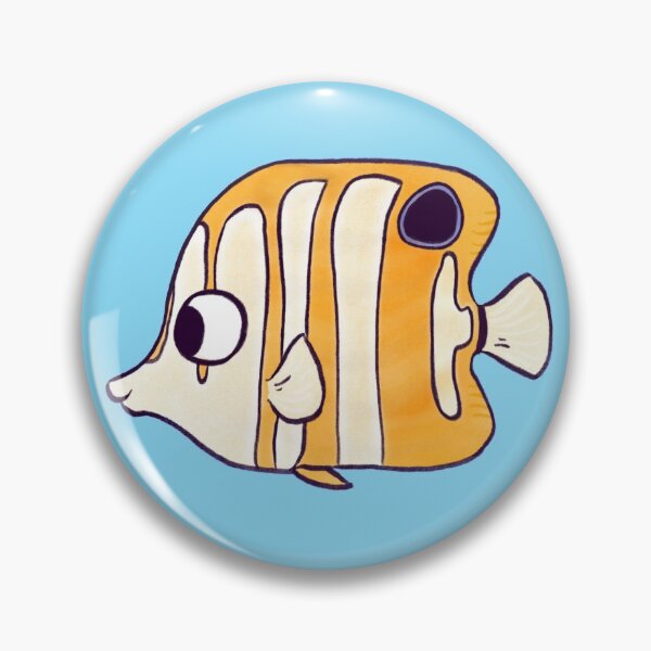 Item preview, Copper Banded Butterfly Fish designed and sold by ManonDeLArt.