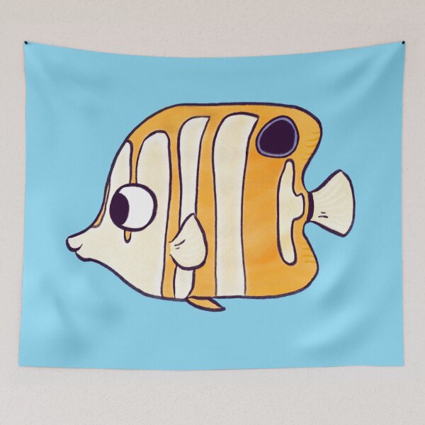 Item preview, Copper Banded Butterfly Fish designed and sold by ManonDeLArt.