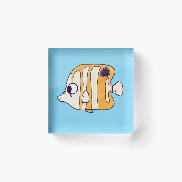 Item preview, Copper Banded Butterfly Fish designed and sold by ManonDeLArt.