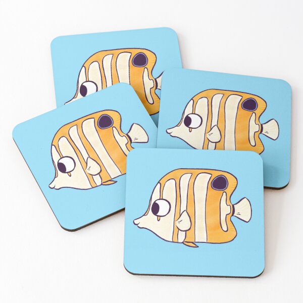 Item preview, Copper Banded Butterfly Fish designed and sold by ManonDeLArt.