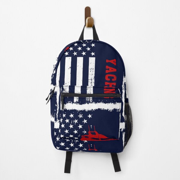 Item preview, Yachting America Flag Blue Retro designed and sold by LittleFunky79.