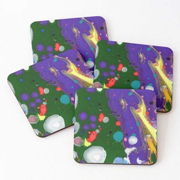 Item preview, colorfull abstract paint splash  texture  designed and sold by B-outfiters.