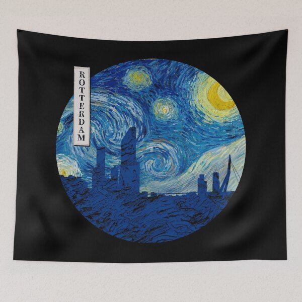 Item preview, Rotterdam Starry Night Van Gogh Circle designed and sold by DFerraz.