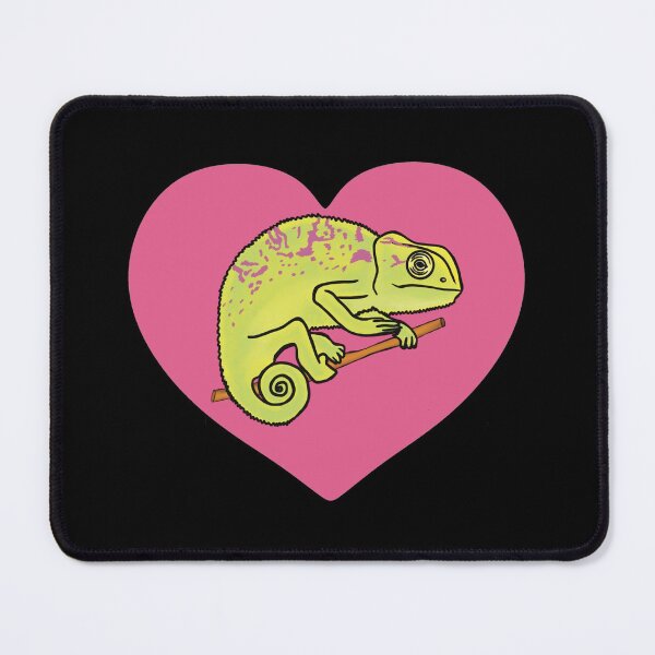 Item preview, Chameleon Heart for Chameleon Lovers, Pink Heart designed and sold by Mochi-Merch.