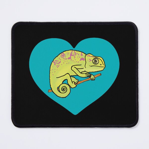 Item preview, Chameleon Heart for Chameleon Lovers, Blue Heart designed and sold by Mochi-Merch.