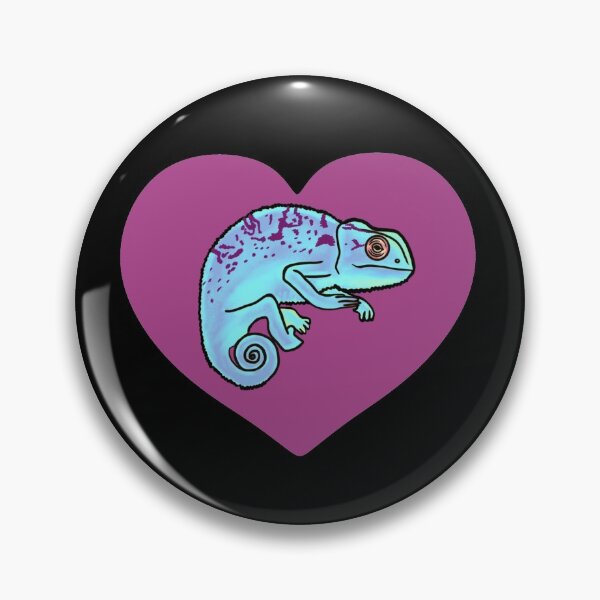 Item preview, Chameleon Heart for Chameleon Lovers, Purple Heart designed and sold by Mochi-Merch.