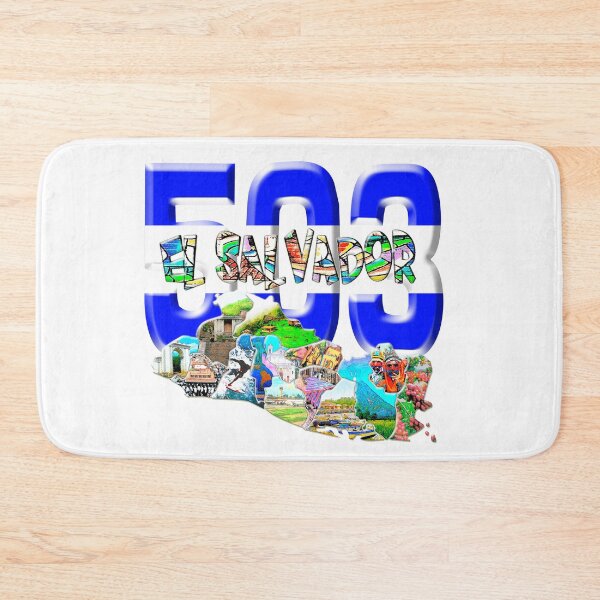 Item preview, El Salvador 503 map designed and sold by Salvatienda.