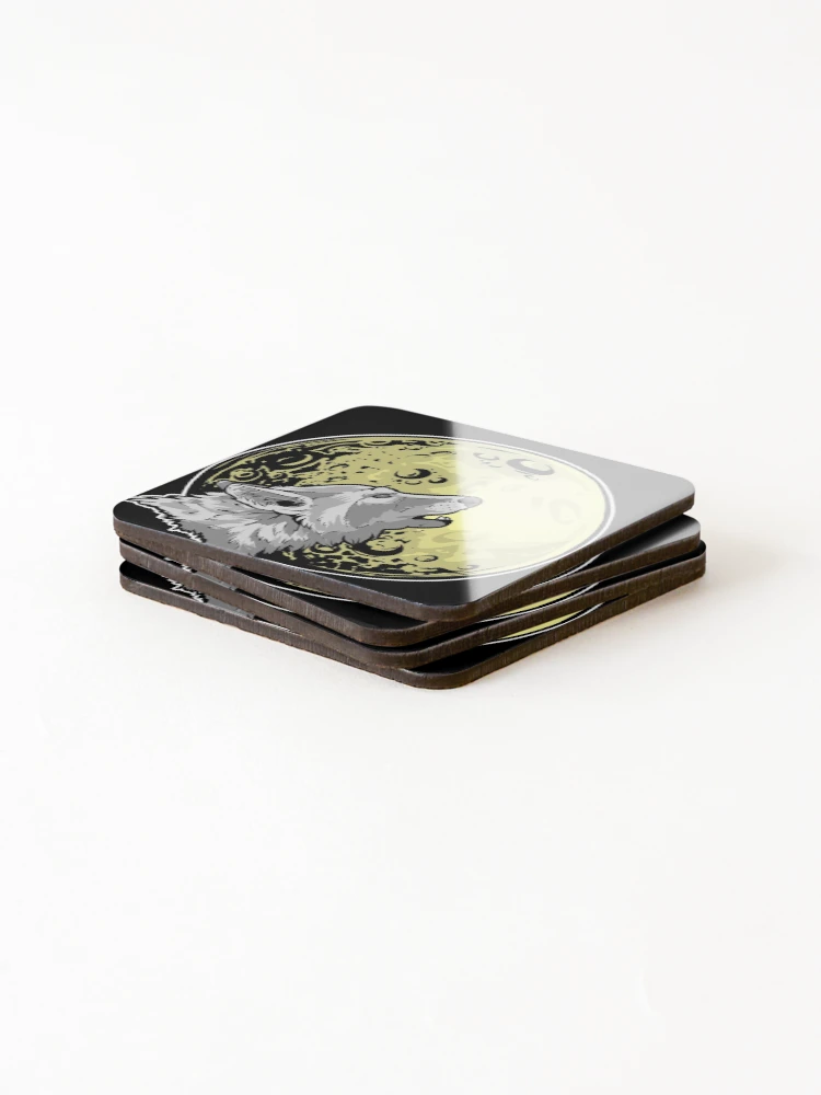 Thumbnail 4 of 5, Coasters (Set of 4), Howling designed and sold by Richardson Designs YYC.