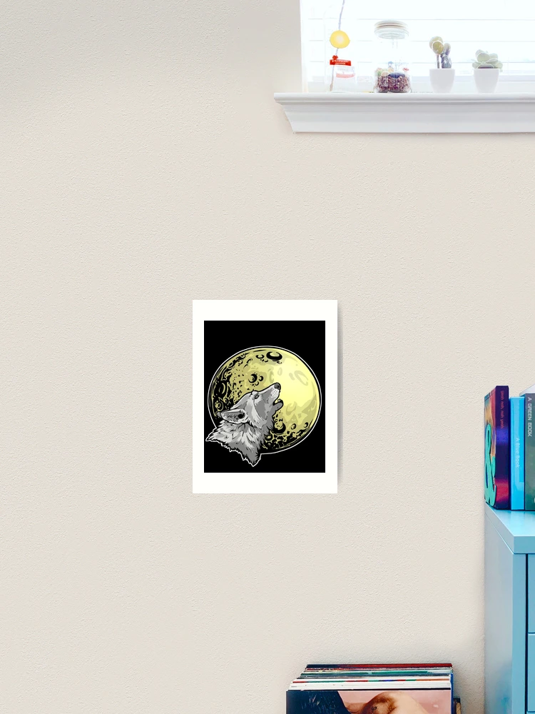 Thumbnail 2 of 3, Art Print, Howling designed and sold by Richardson Designs YYC.