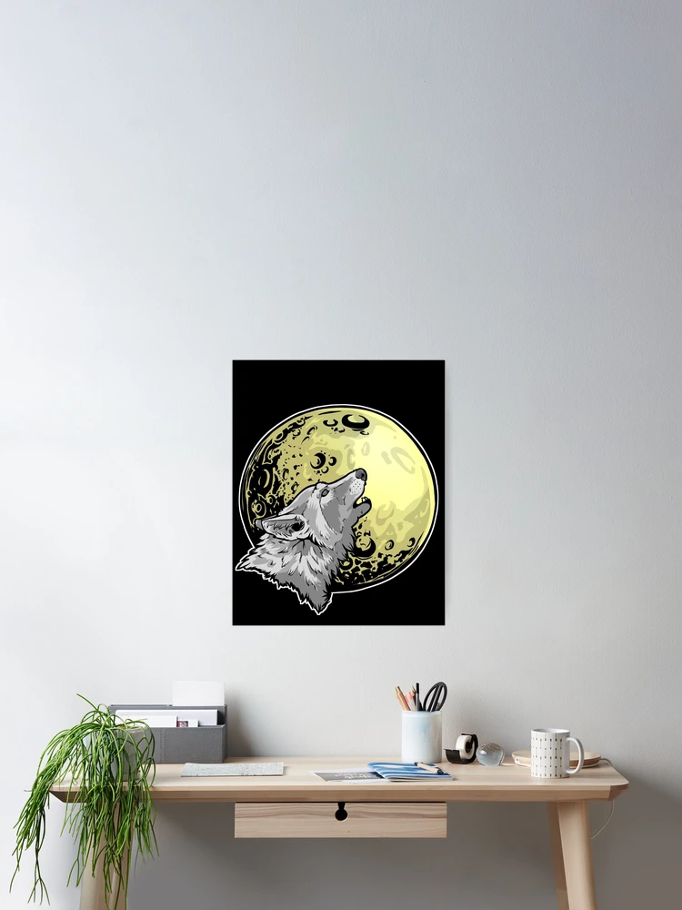 Thumbnail 2 of 3, Poster, Howling designed and sold by Richardson Designs YYC.