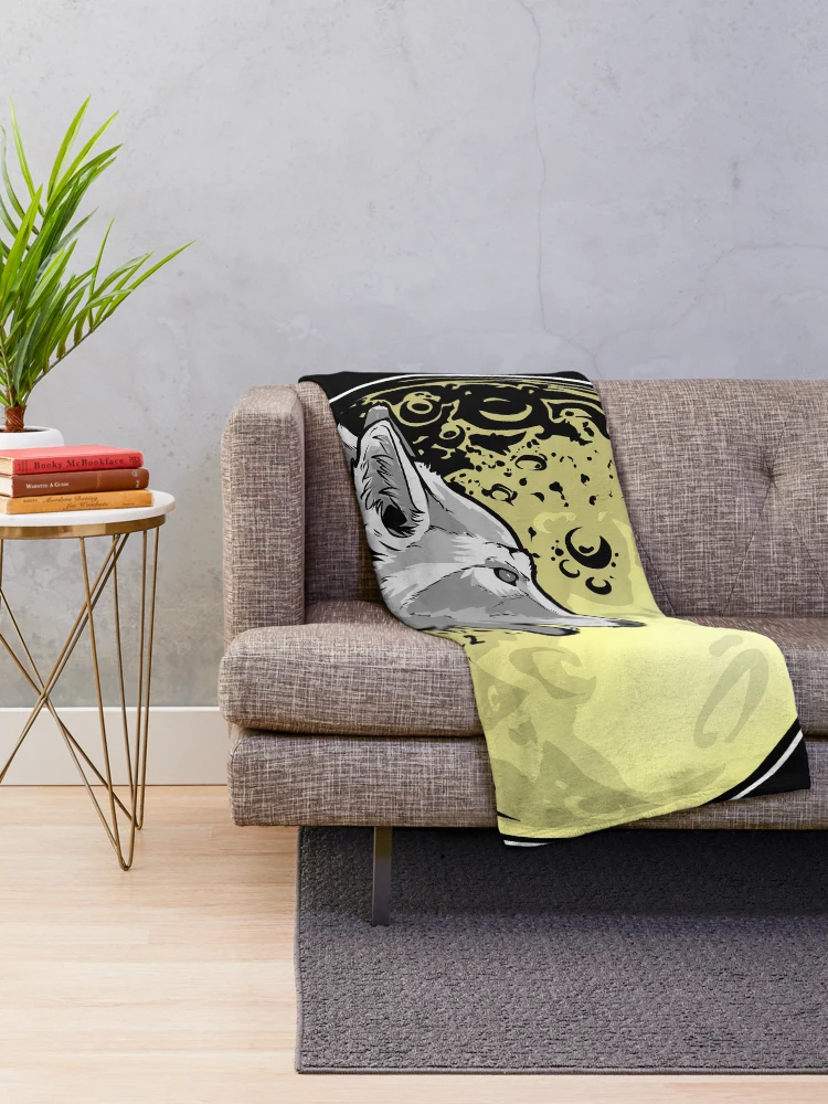Thumbnail 2 of 6, Throw Blanket, Howling designed and sold by Richardson Designs YYC.