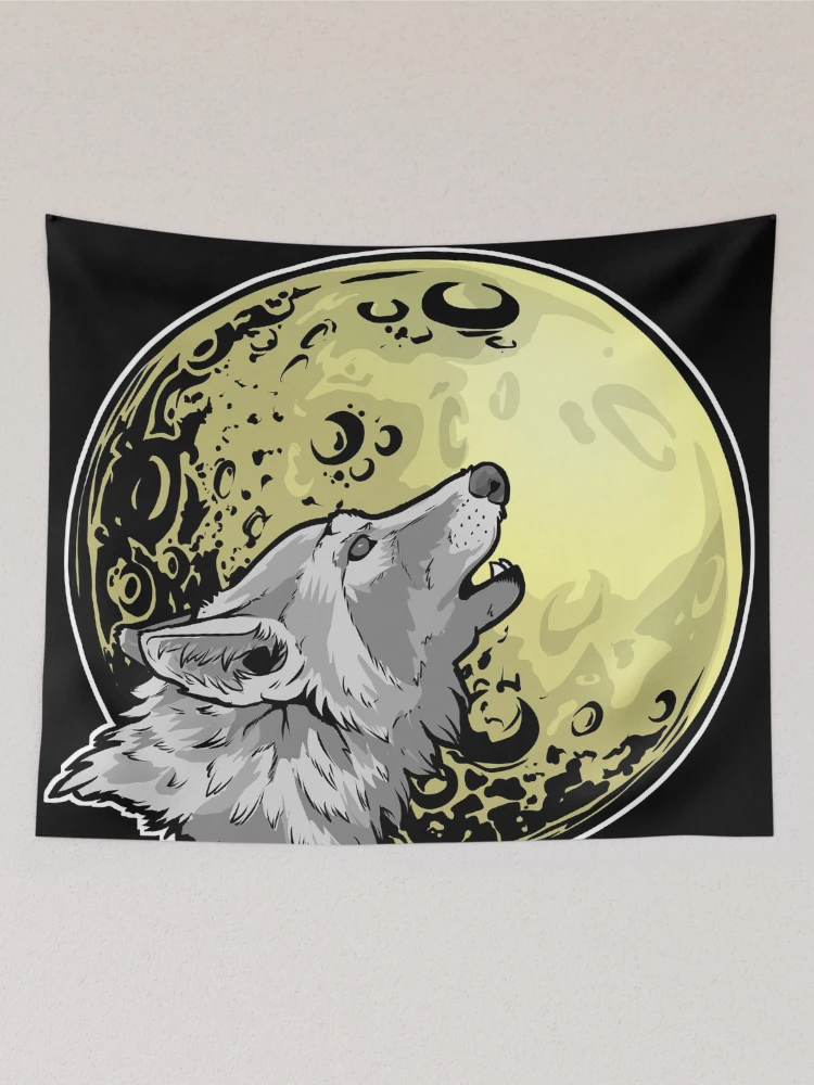 Thumbnail 2 of 3, Tapestry, Howling designed and sold by Richardson Designs YYC.