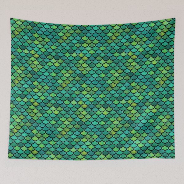 Item preview, Siren Scales - Green designed and sold by katymakesthings.