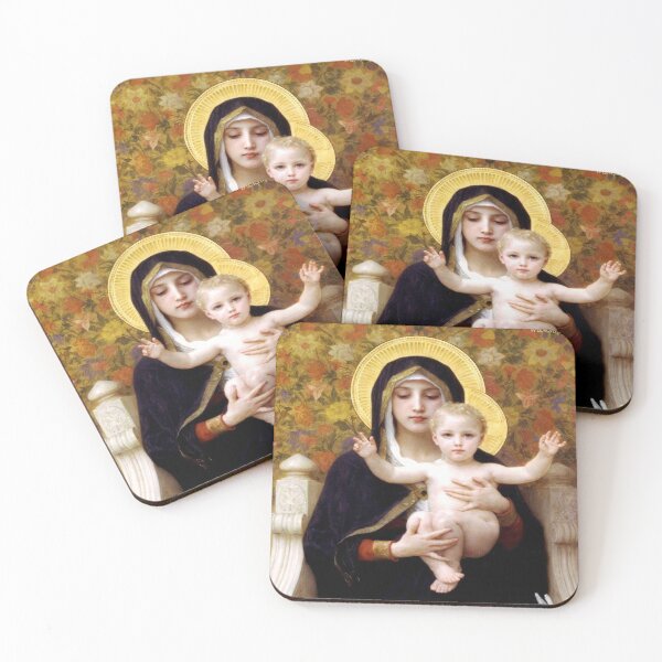 Item preview, William-Adolphe Bouguereau's The Virgin of the Lilies designed and sold by mosfunky.