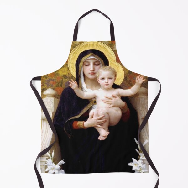 Item preview, William-Adolphe Bouguereau's The Virgin of the Lilies designed and sold by mosfunky.