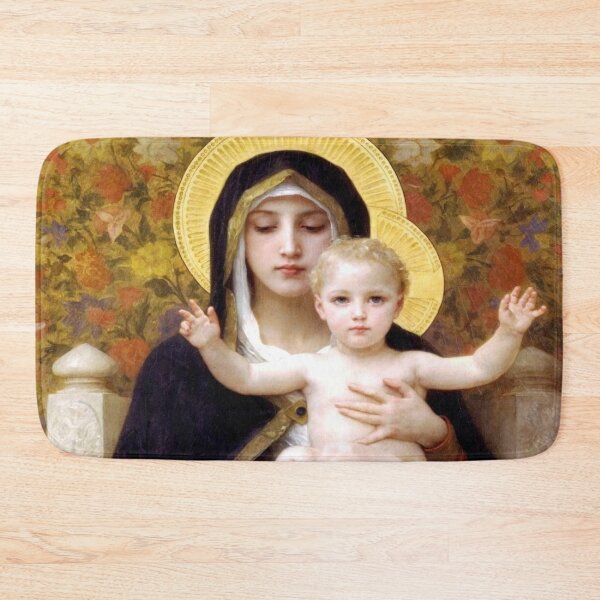 Item preview, William-Adolphe Bouguereau's The Virgin of the Lilies designed and sold by mosfunky.