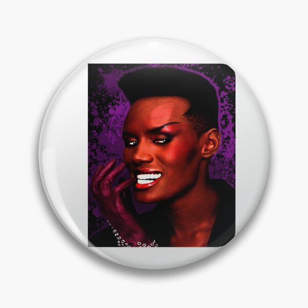 Item preview, Styleicon Disco Music Grace Jones Splatter Purple Gift For Fans designed and sold by CaffeineWaynell.