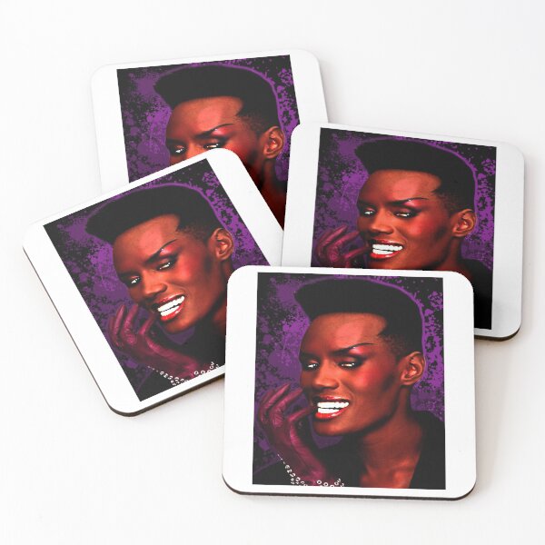 Item preview, Styleicon Disco Music Grace Jones Splatter Purple Gift For Fans designed and sold by CaffeineWaynell.
