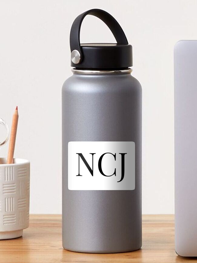 Thumbnail 1 of 3, Sticker, NCJ Logo - Black designed and sold by NCJShop.