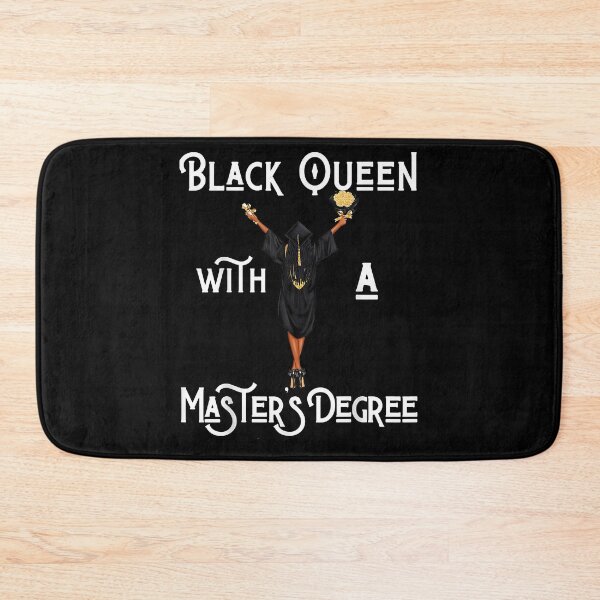 Item preview, Black Queen With A Masters Degree College Graduation Melanin Retro designed and sold by GraduatDerringe.