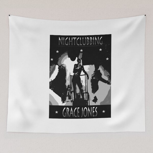 Item preview, Styleicon Disco Music Great Divas Grace Jones Nightclubbing Black And White Funny designed and sold by CaffeineWaynell.