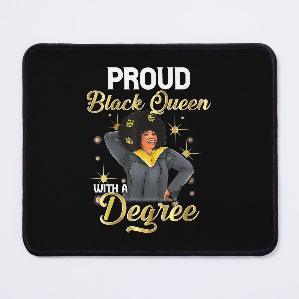 Item preview, Black Queen With a Degree Graduation 2021 Black Girl Afro Funny designed and sold by GraduatDerringe.
