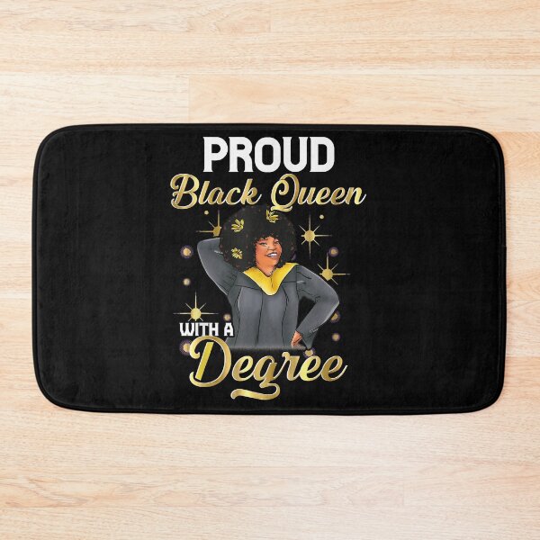 Item preview, Black Queen With a Degree Graduation 2021 Black Girl Afro Funny designed and sold by GraduatDerringe.
