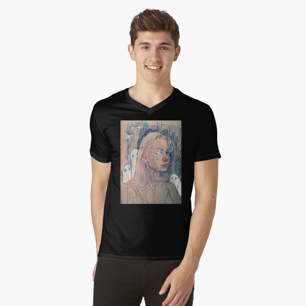 Item preview, V-Neck T-Shirt designed and sold by Maisieharri.