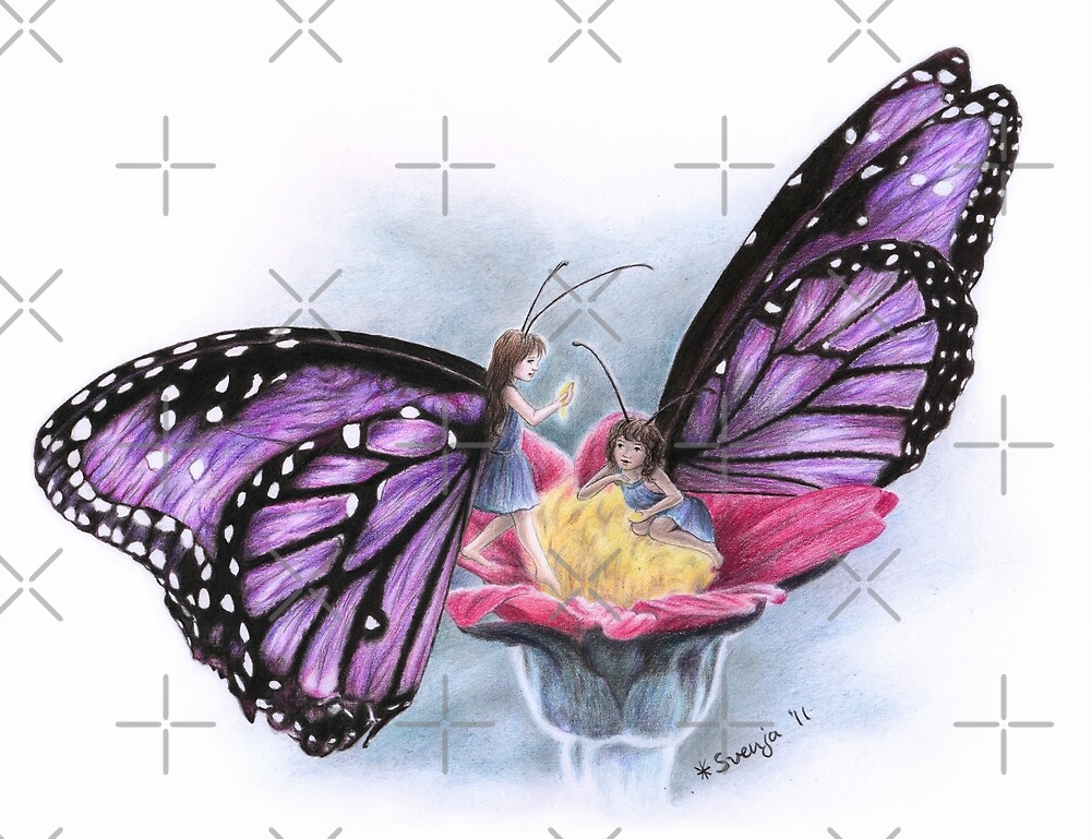Butterfly Fairies By Svenja Gosen Redbubble