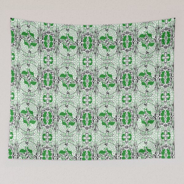 Item preview, Australian Damask green designed and sold by Kelly  Thompson.