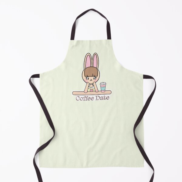 Item preview, Kawaii Bunny Coffee Date designed and sold by bunnyteawhimsy.