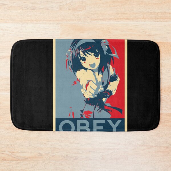 Item preview, Astute Koizumi Yuki Anime Haruhi Suzumiya Obey Retro designed and sold by BeachBestAmanda.