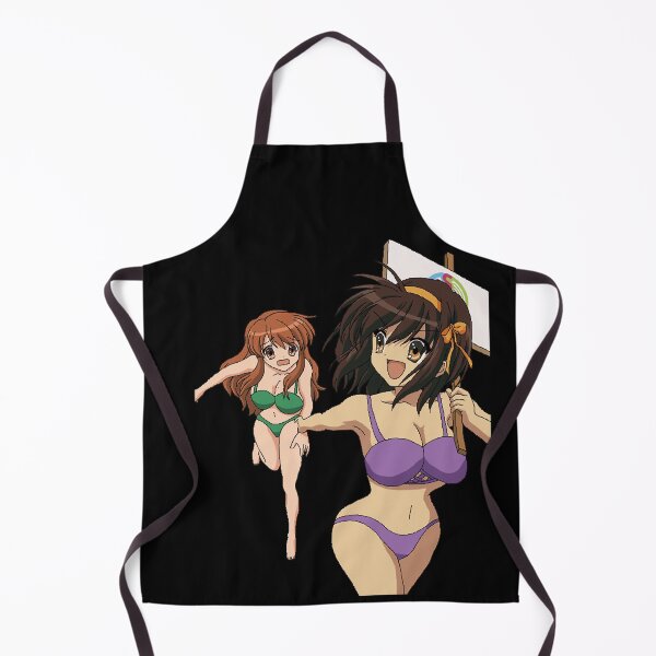 Item preview, Astute Koizumi Yuki Anime Haruhi And Mikuru In Swimsuits Premium Retro designed and sold by BeachBestAmanda.
