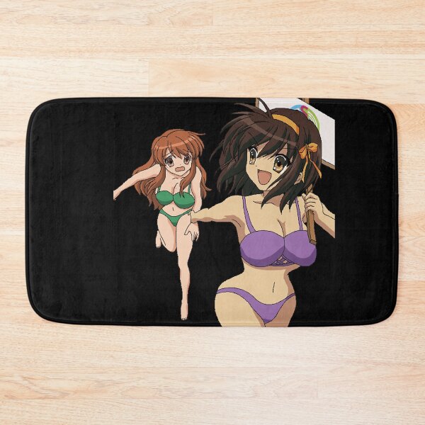 Item preview, Astute Koizumi Yuki Anime Haruhi And Mikuru In Swimsuits  Premium Retro designed and sold by BeachBestAmanda.