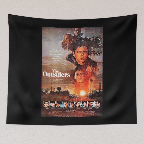 Item preview, Vintage Photograp The Outsiders (1983)Heavy Cotton Tee designed and sold by Balistreri666.