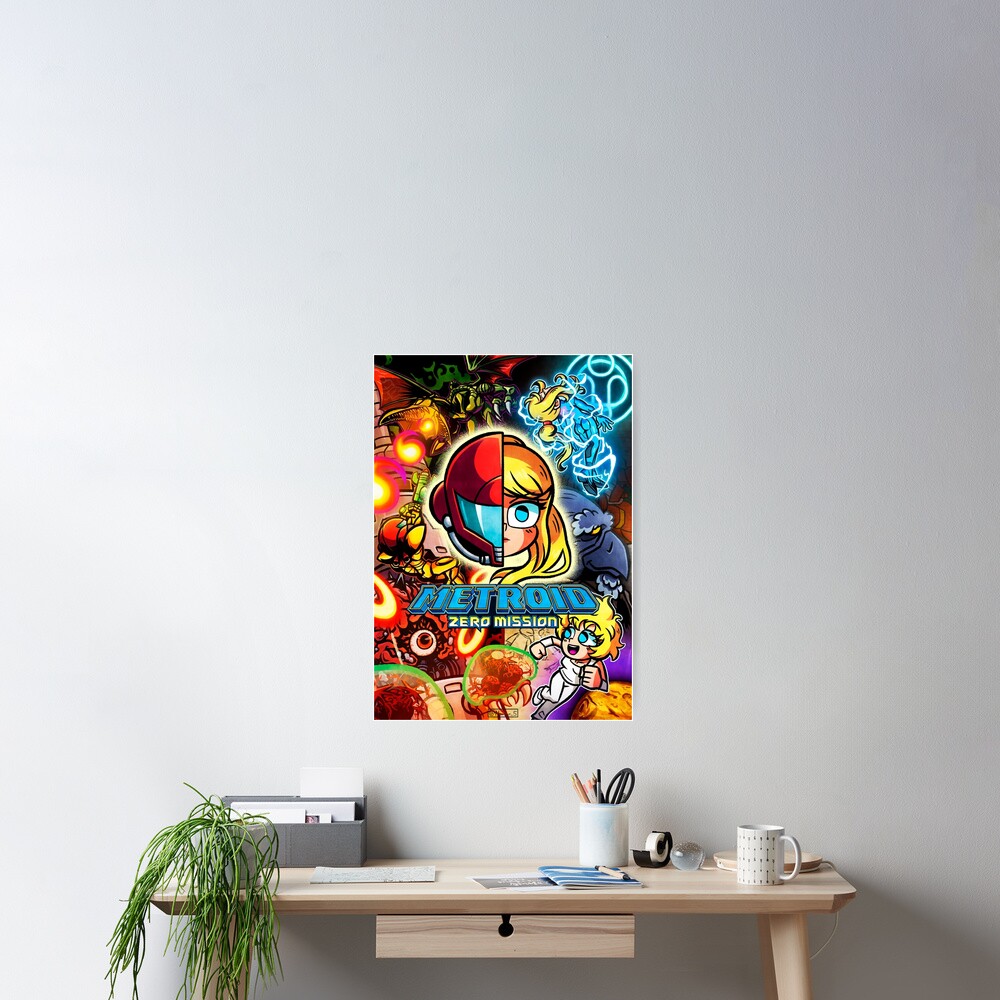 Metroid Zero Mission Illustration Poster For Sale By Naitor5 Redbubble 2794