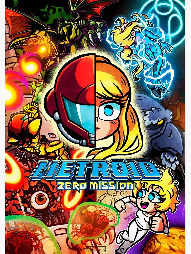 Metroid Zero Mission Illustration Poster For Sale By Naitor5 Redbubble 4887