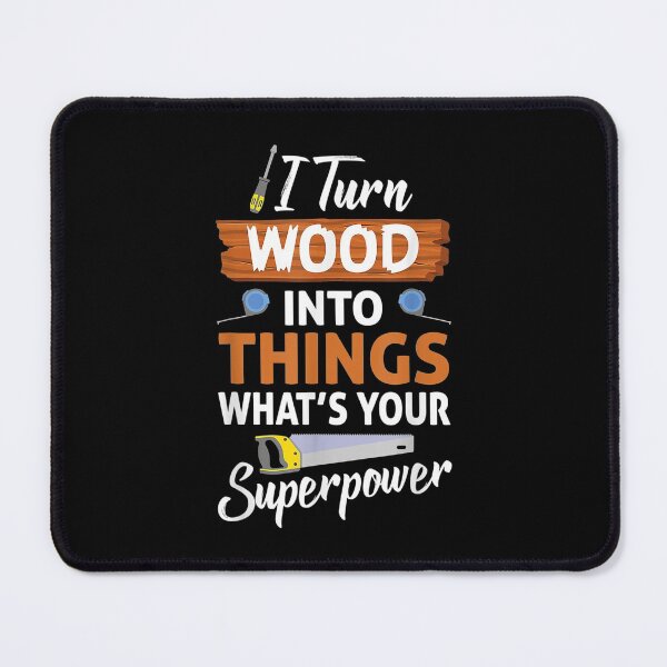 Item preview, Wood Turn Into Things Superpower Carpenter Carving designed and sold by olivee79.