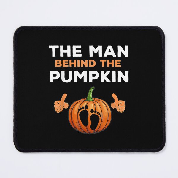 Item preview, Funny Halloween Men Pregnancy Man Behind Pumpkin designed and sold by olivee79.