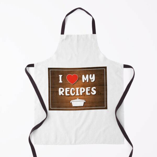 I Love Cooking Aprons for Sale | Redbubble