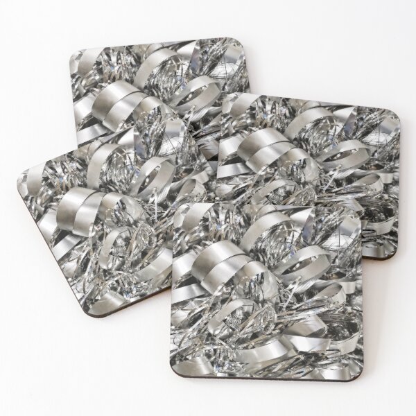Item preview, Christmas Tinsel - Silver designed and sold by TheSplitWindow.