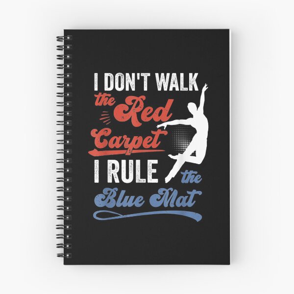 Item preview,  Dont Walk Red Carpet Rule Blue Mat Gymnastic designed and sold by sandyq55.