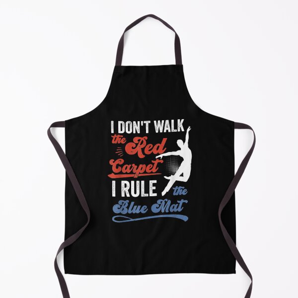 Item preview, Dont Walk Red Carpet Rule Blue Mat Gymnastic designed and sold by sandyq55.