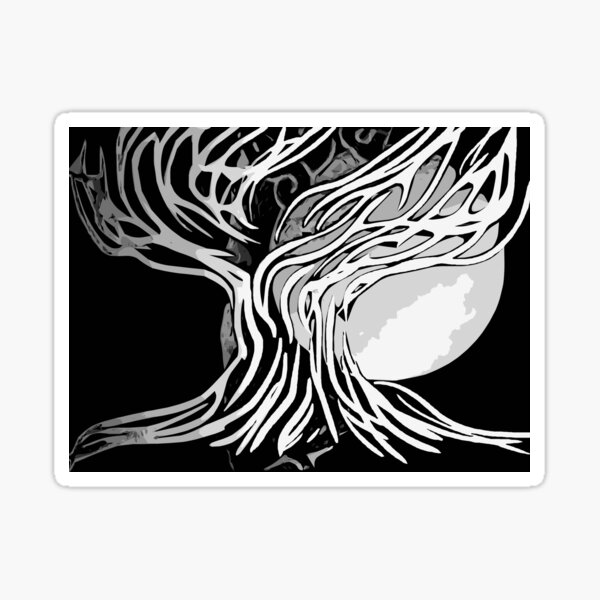 Witch Tree Moon 2016 Sticker