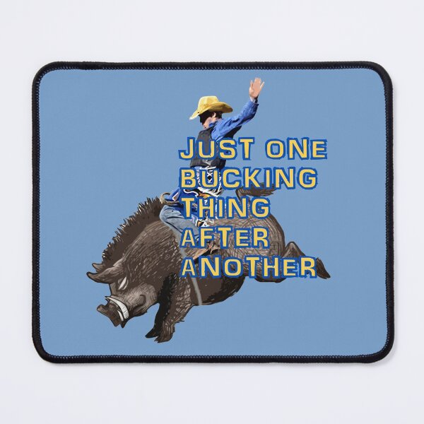 Item preview, BUCKING PIG, RODEO HUMOR FOR T SHIRTS designed and sold by Barbara Jean Photo Art And Design.