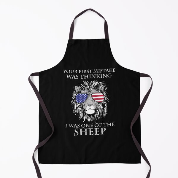 Item preview, Was Lion Your First Mistake Thinking One Sheep designed and sold by bonytmrz.