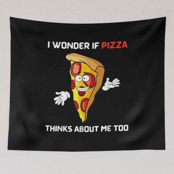 Item preview,  Me Wonder If Pizza Thinks Too Kids Women Boy Girl designed and sold by olivee79.