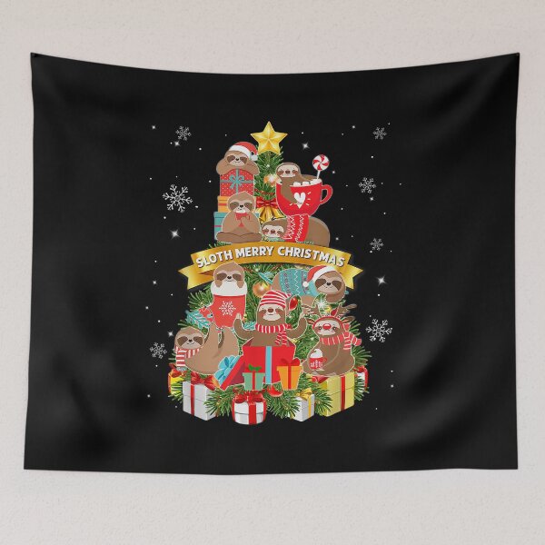 Item preview,  Sloth Christmas Tree Xmas Lover designed and sold by olivee79.