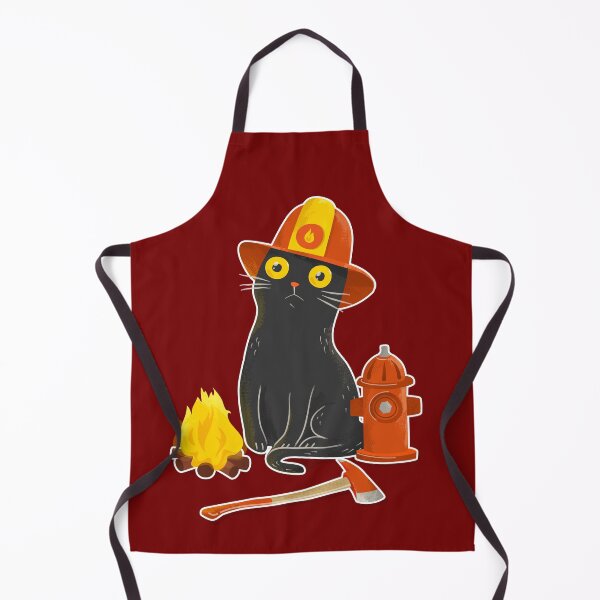 Item preview, Intense Gaze Firefighter Cat designed and sold by zorrorojo.