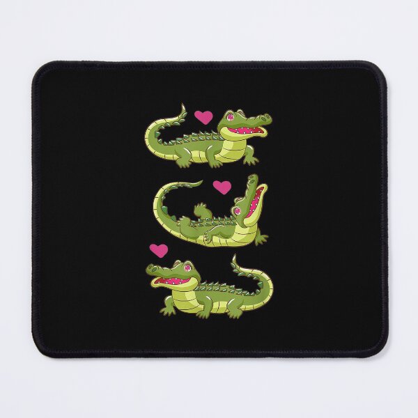 Item preview, Crocodile Love Heart Aligator Predator Reptiles Children designed and sold by bonytmrz.